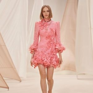 Zimmermann size 1 high tide coral dress. Gorgeous excellent condition
